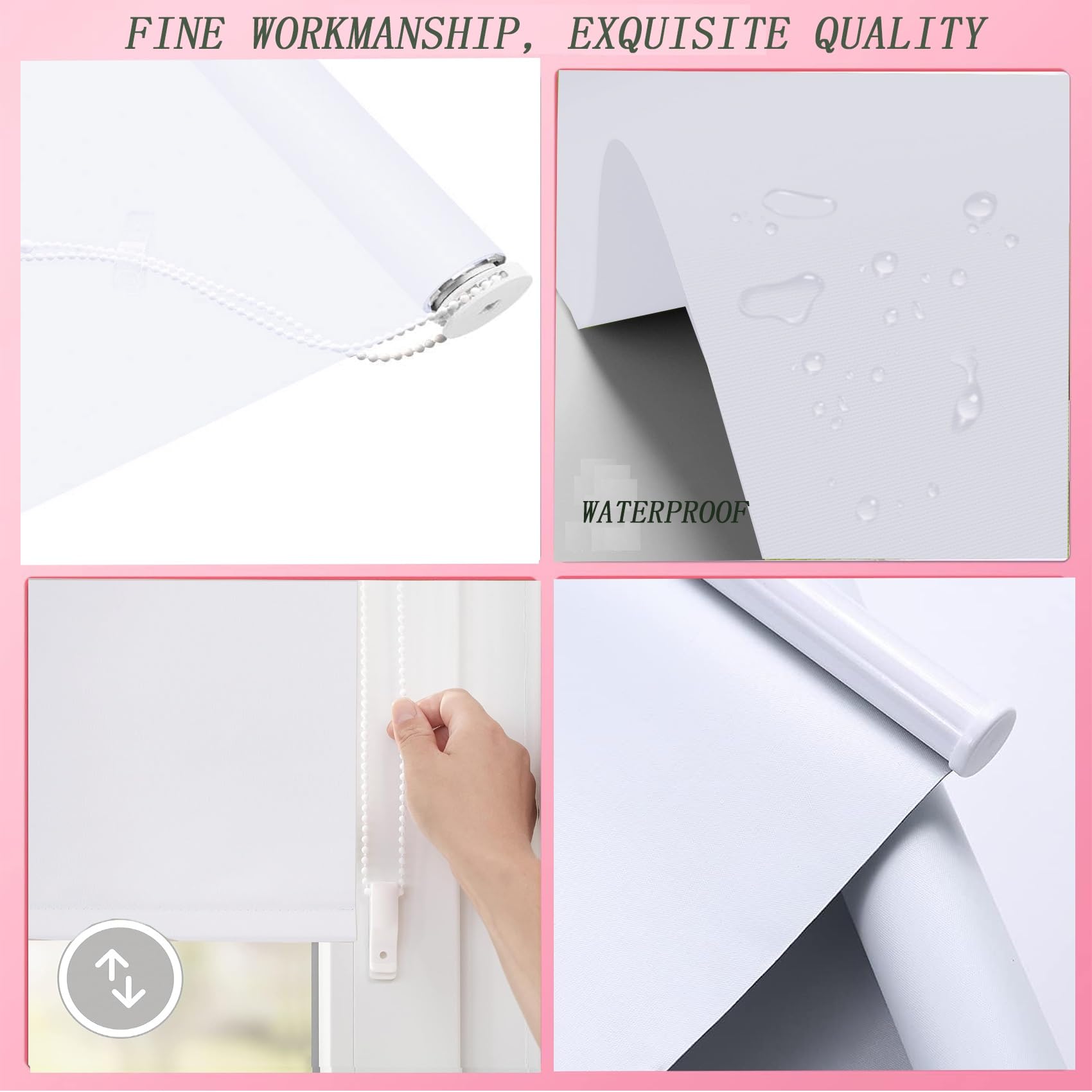 Amazon｜ロールスクリーン ロールカーテン 90 x 120 cm 簡単取付け